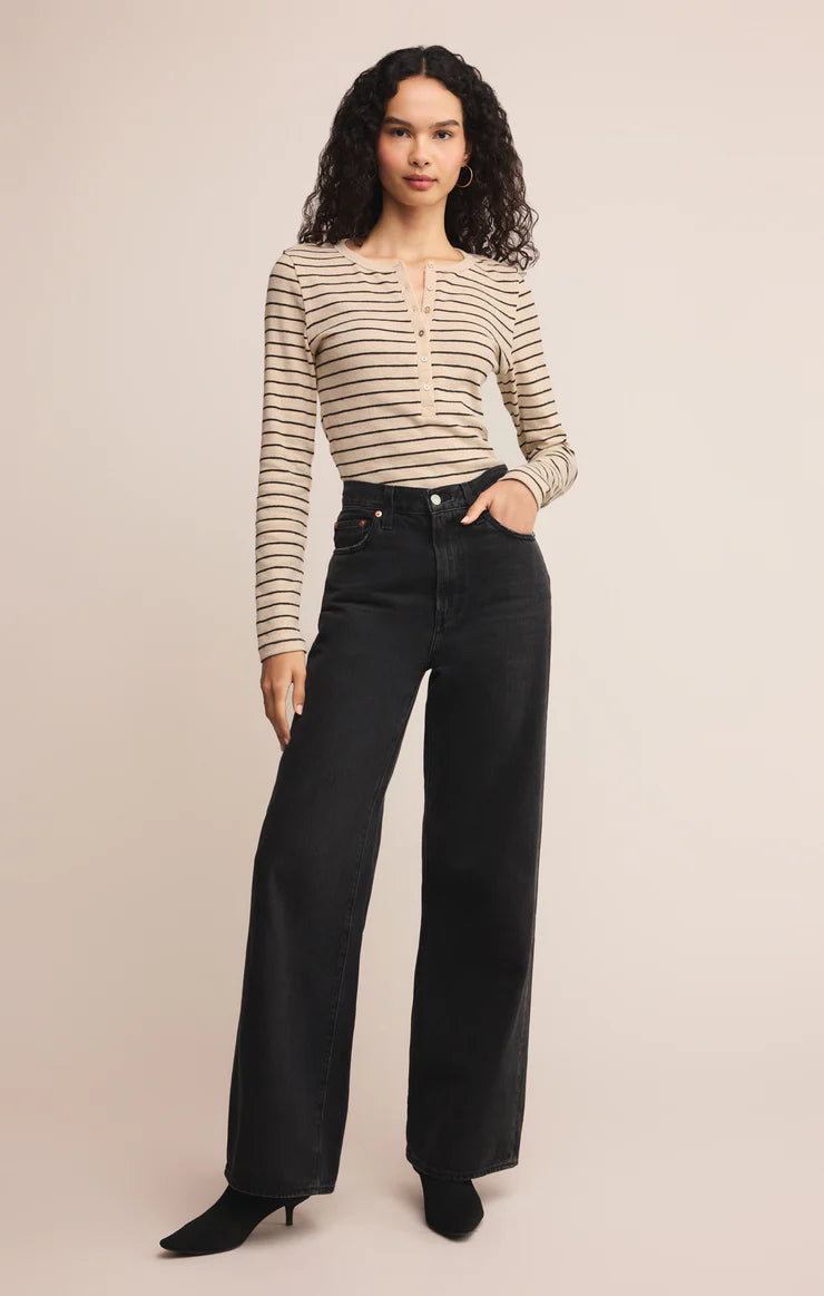 Eve Striped Henley- Z Supply