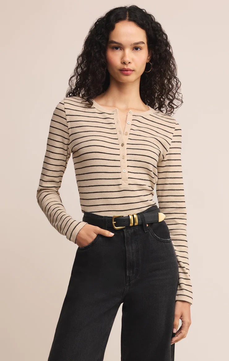 Eve Striped Henley- Z Supply
