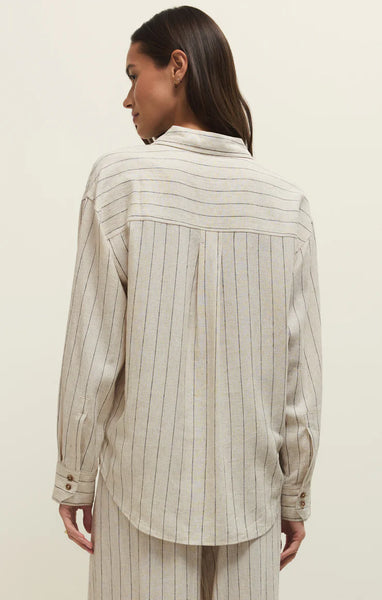Alfie Stripe Shirt- Z Supply - Uforia Muse 