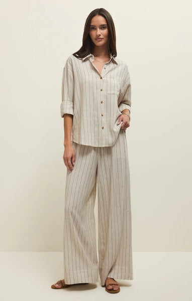 Alfie Stripe Shirt- Z Supply - Uforia Muse 