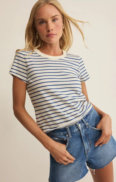 Junie Striped Tee- Z Supply - Uforia Muse 