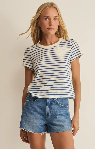 Junie Striped Tee- Z Supply - Uforia Muse 
