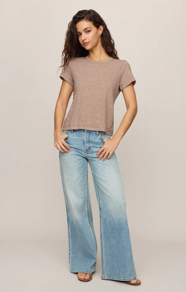 Modern Slub Tee- Heather Ash