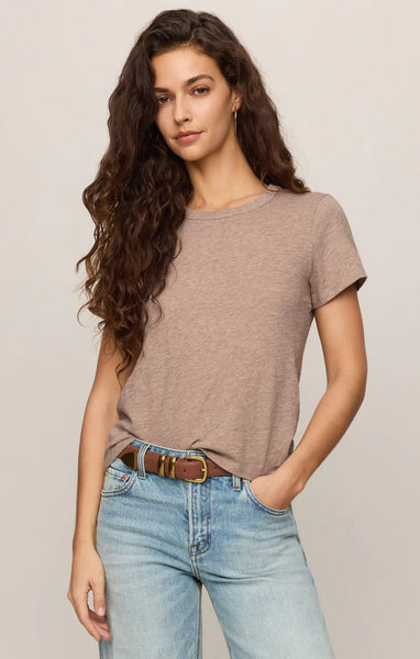 Modern Slub Tee- Heather Ash