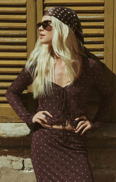 Amara Dot Mesh Top-Z Supply