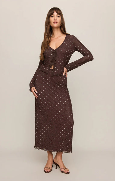 Amara Dot Mesh Top-Z Supply