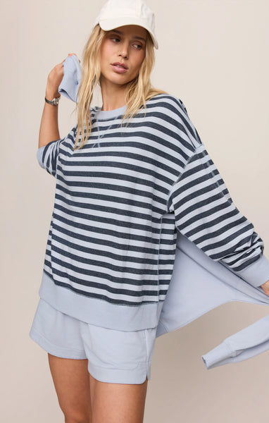 The Everyday Striped Crew- Eclipse- Z Supply