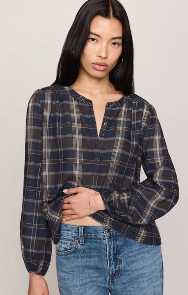 Autumn Plaid Button Up-Z Supply - Uforia Muse 