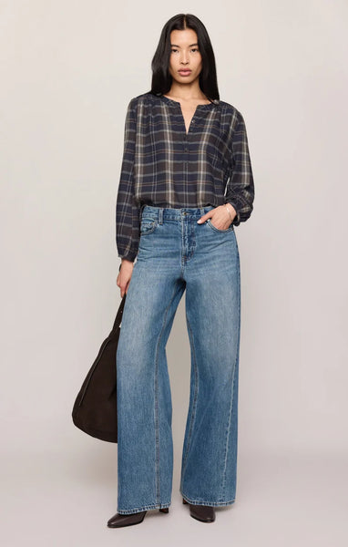 Autumn Plaid Button Up-Z Supply - Uforia Muse 