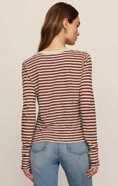 Junie Striped Long Sleeve- Z Supply - Uforia Muse 