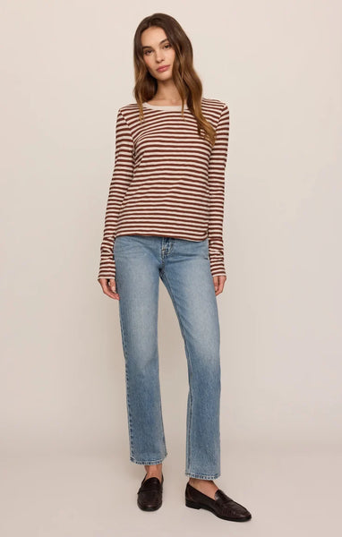 Junie Striped Long Sleeve- Z Supply - Uforia Muse 