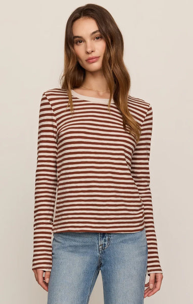Junie Striped Long Sleeve- Z Supply - Uforia Muse 