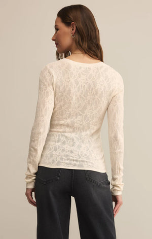 Tibi Mesh Top- Z Supply