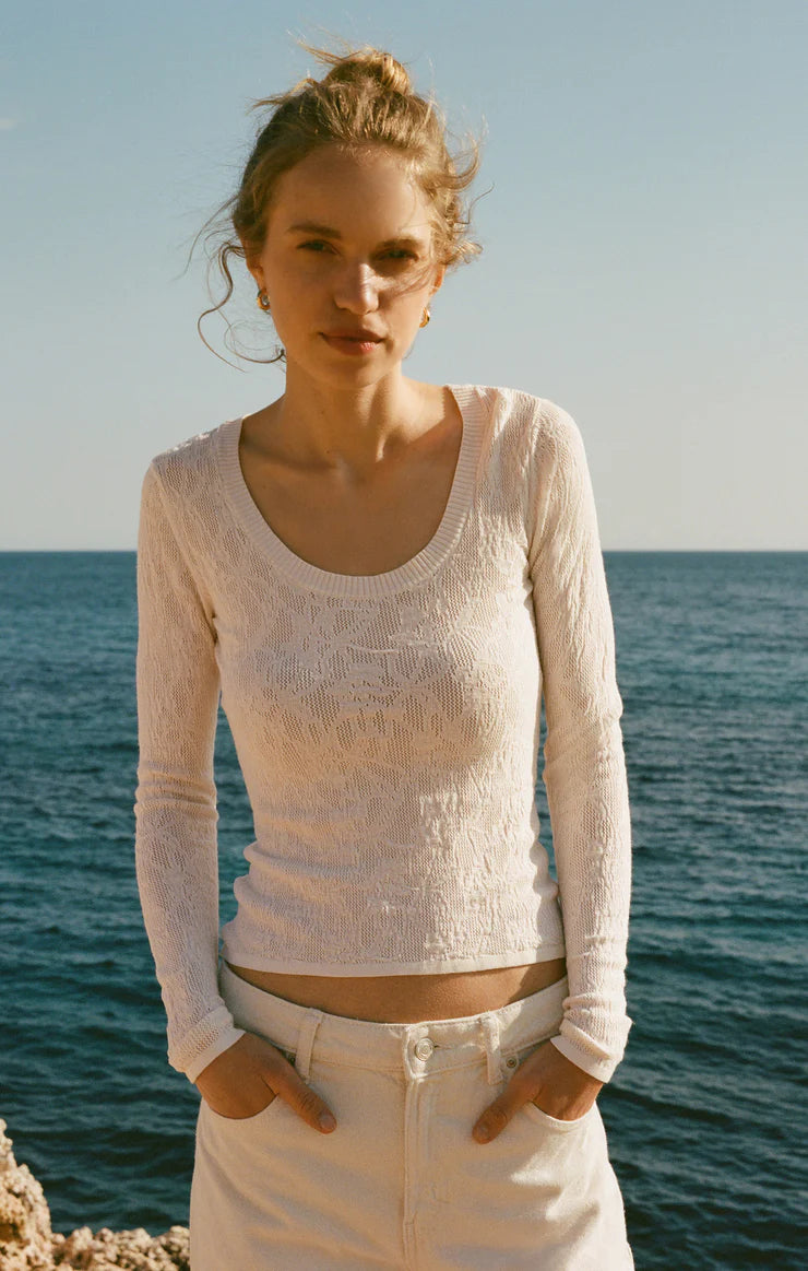 Tibi Mesh Top- Z Supply