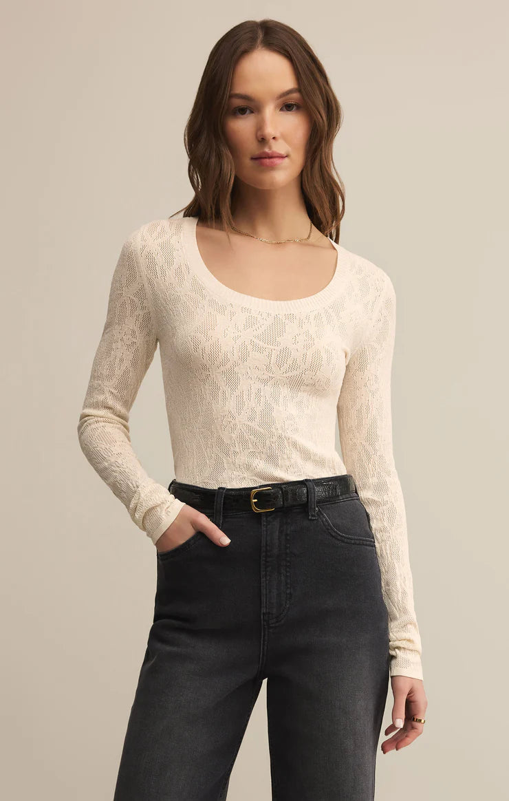 Tibi Mesh Top- Z Supply