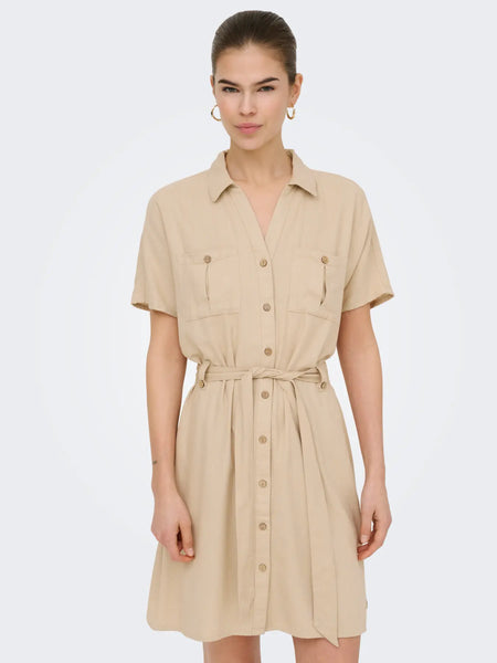 Goa Linen Dress- Only - Uforia Muse 