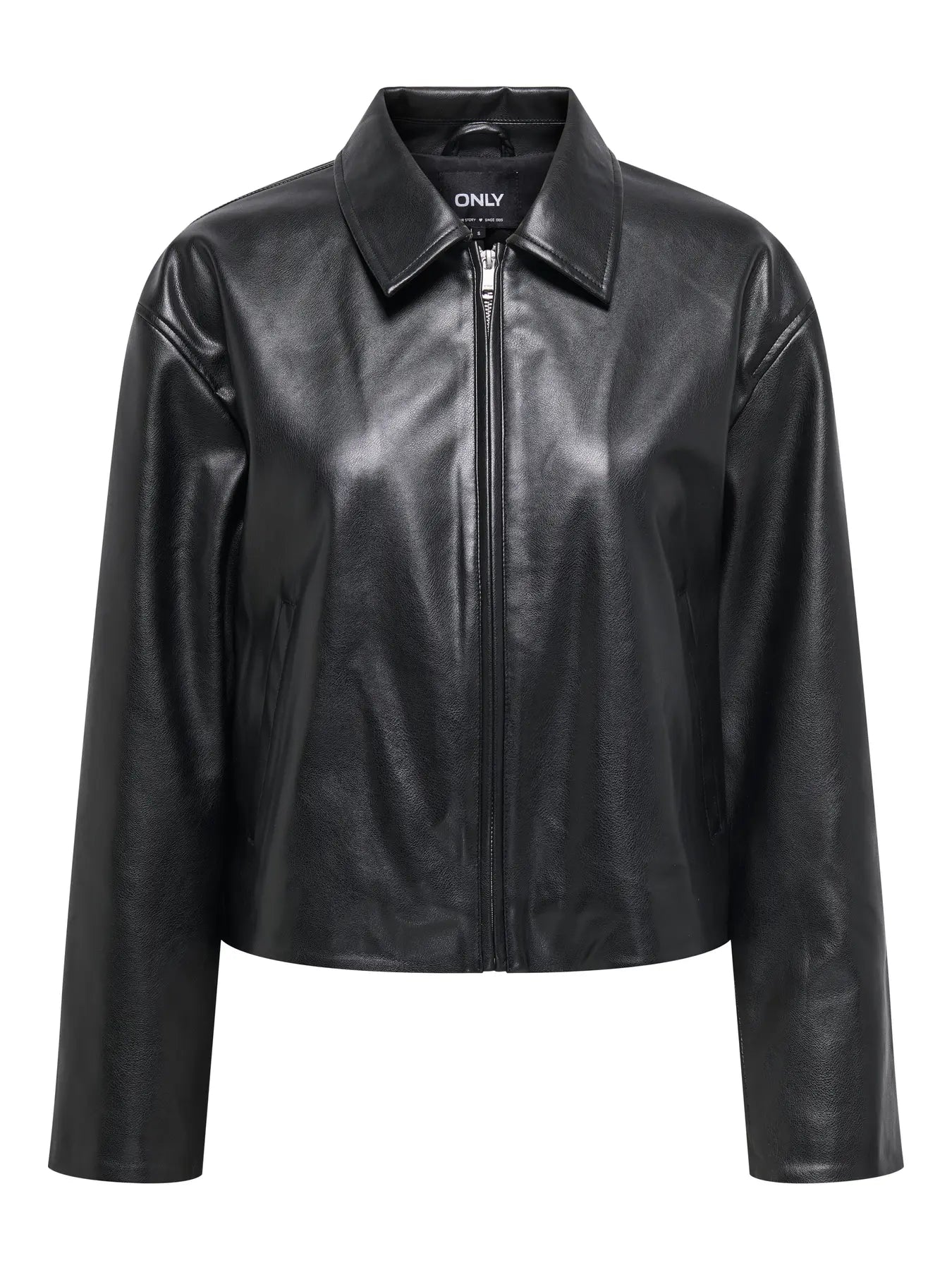Nicki Vegan Leather Jacket- Only