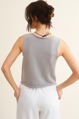 Mimosa Top- Grey