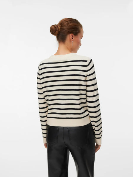 Saba Striped Cardigan-Vero Moda - Uforia Muse 