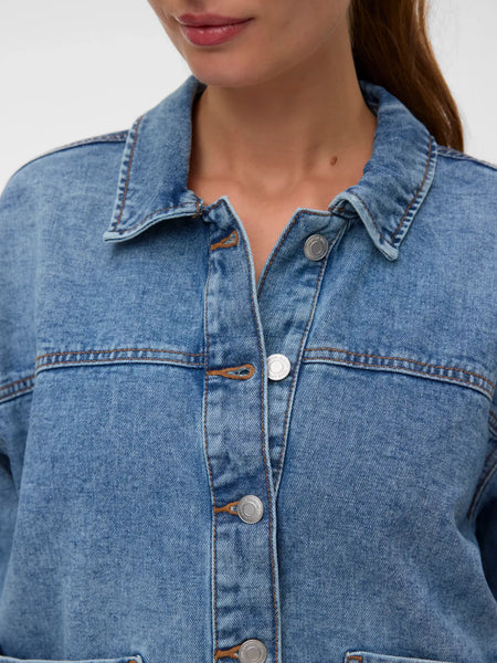 Jamie Jean Shirt Jacket- Vero Moda