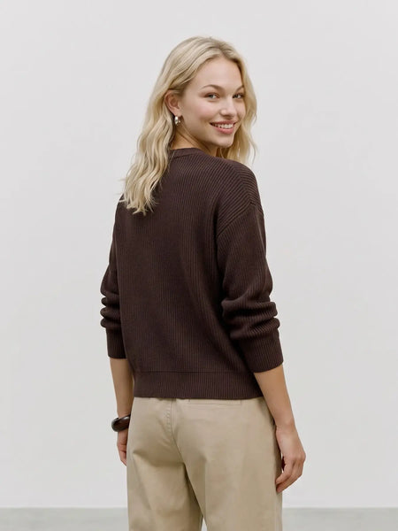 Gold Lux Pullover-Chocolate Torte-Vero Moda - Uforia Muse 