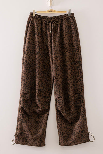 Leopard Parachute Pant