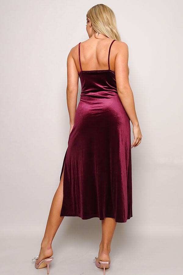 Gerry Velvet Slip Dress