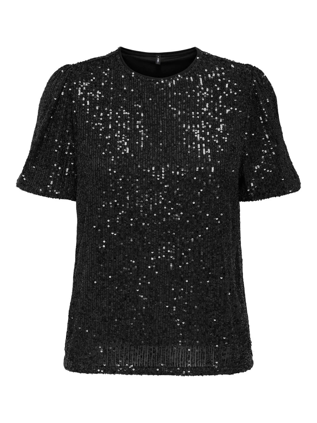 Lana Sequin Top-Blk-Only