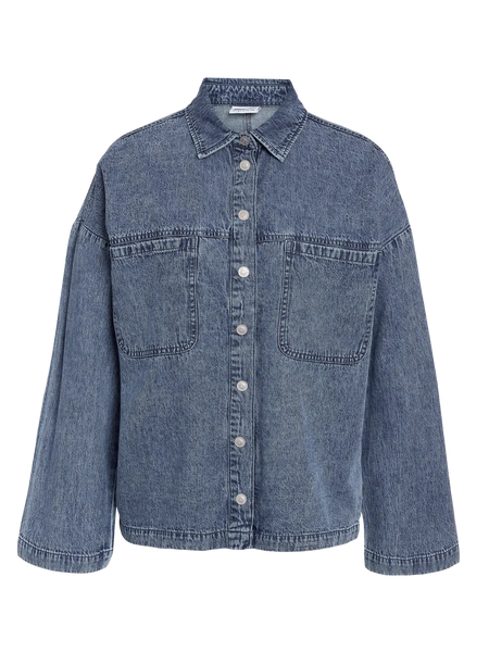 Enza Oversize Denim Shirt- Noisy May