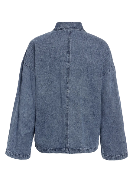 Enza Oversize Denim Shirt- Noisy May
