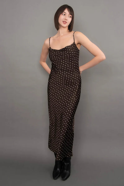 Cartier Dotted Slip Dress-RD Style - Uforia Muse 