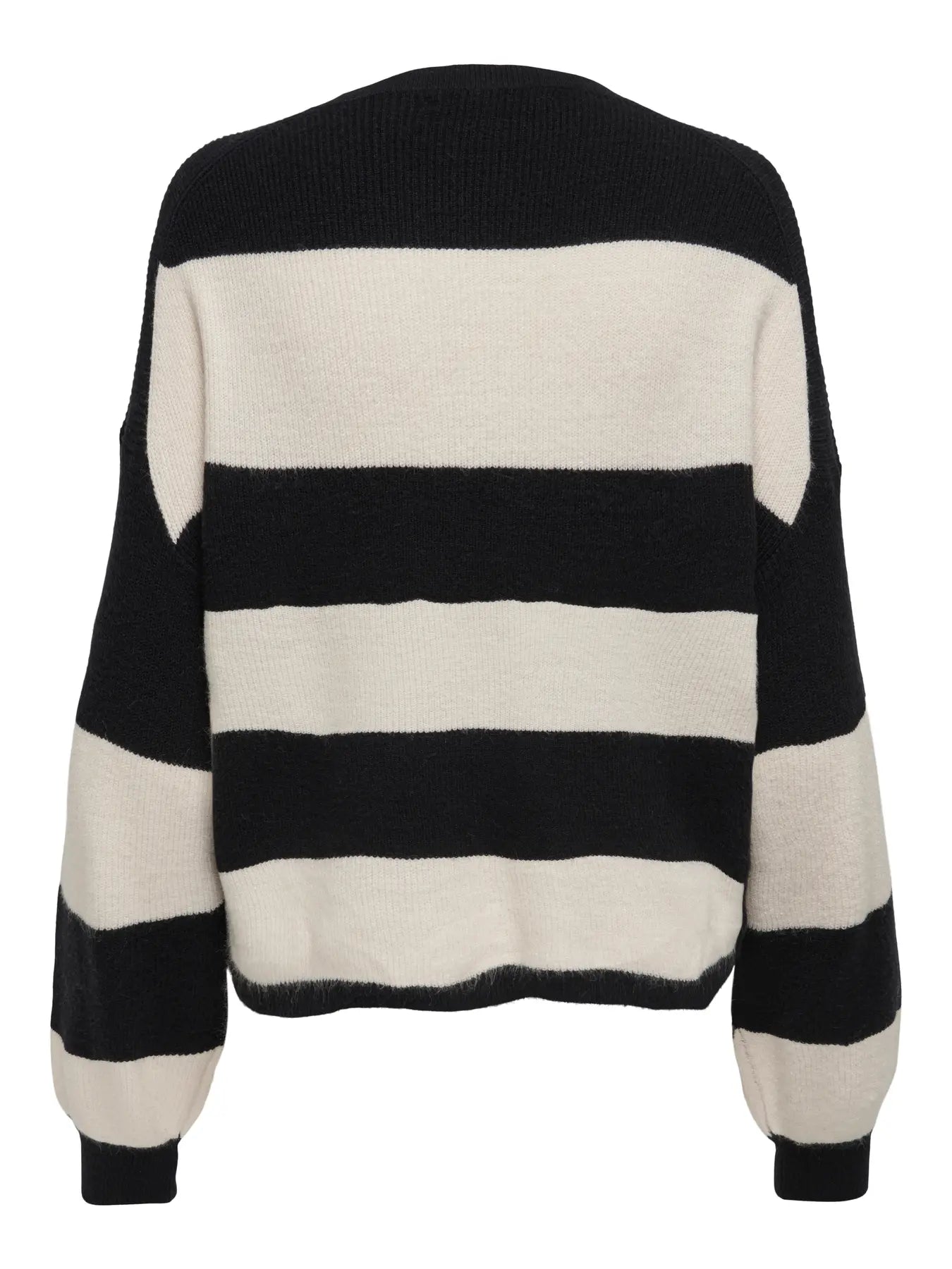 Atia Stripe Pullover-BLK-Only