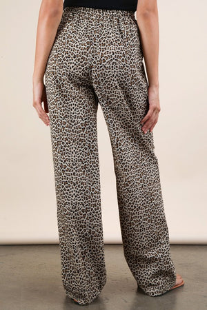 Cheetah Drawstring Pant