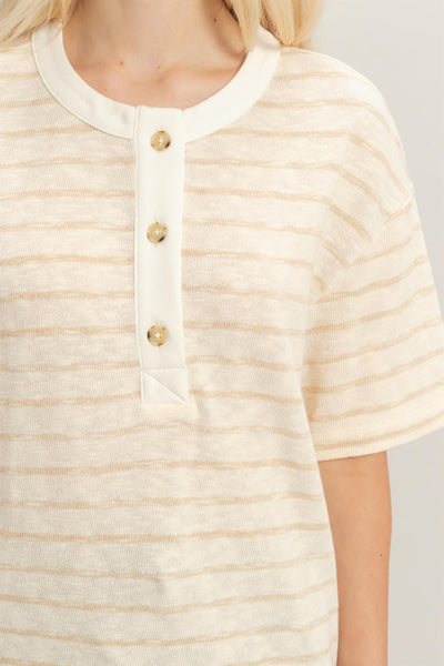 Tate Striped Top - Uforia Muse 