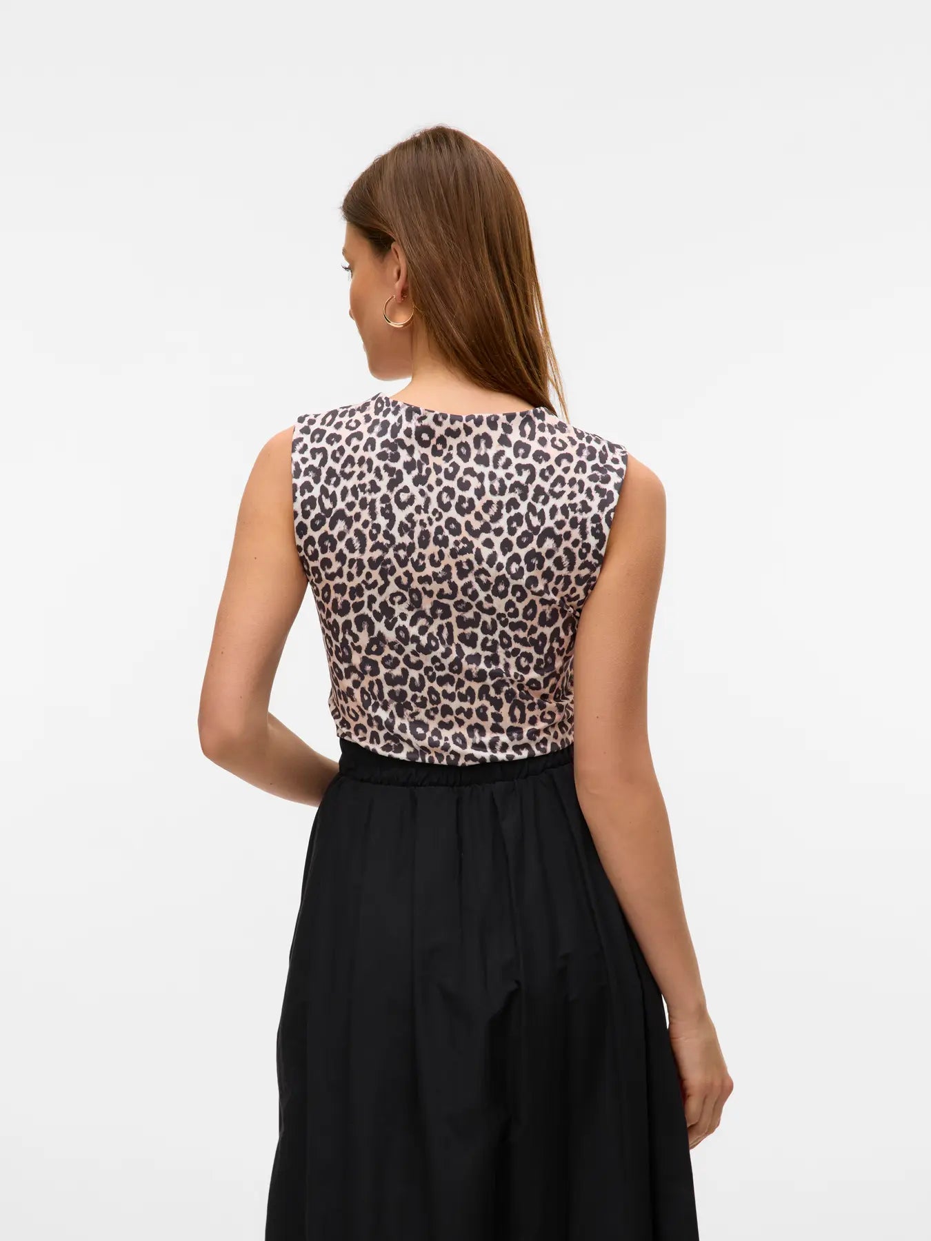 Million Squareneck Top- Leopard -Vero Moda