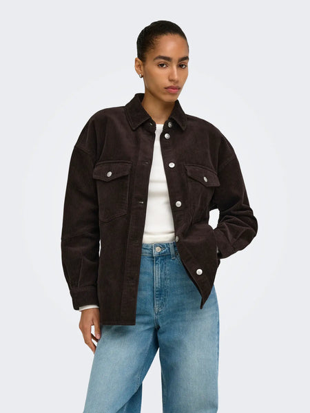 Tiggy Cord Shirt Jacket-Only
