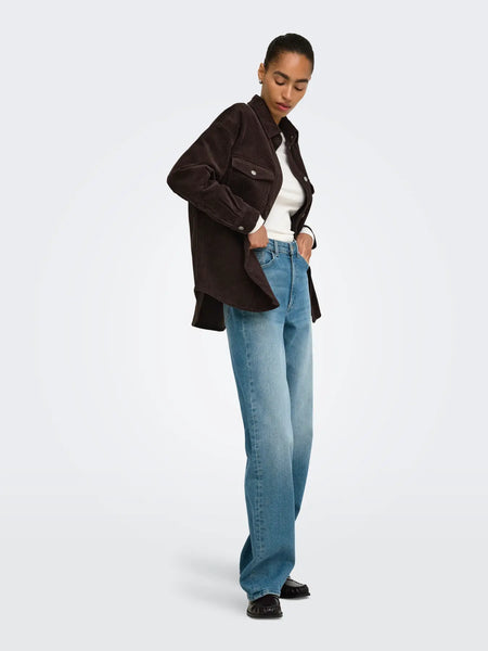 Tiggy Cord Shirt Jacket-Only