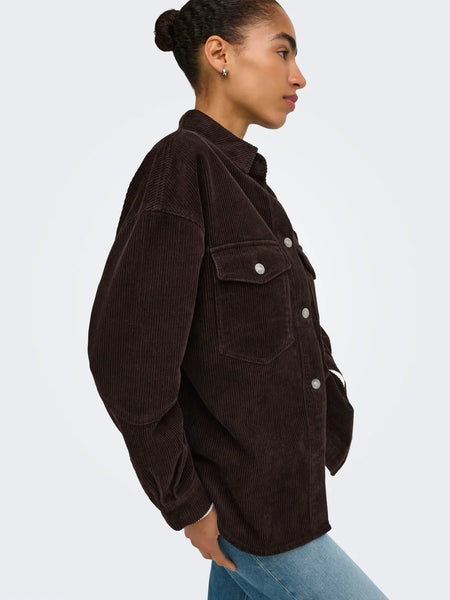 Tiggy Cord Shirt Jacket-Only