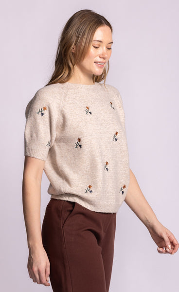 Marcella Sweater- Pink Martini