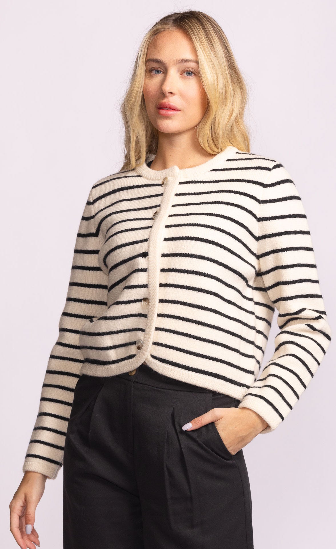 Chastain Cardigan- Pink Martini
