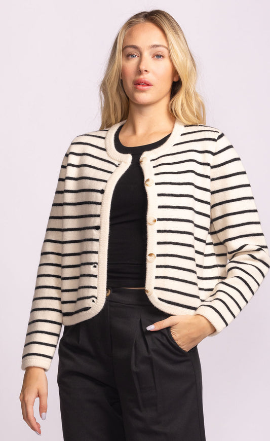 Chastain Cardigan- Pink Martini