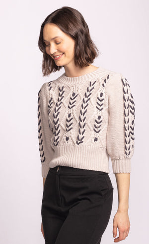 Terrace Sweater- Pink Martini