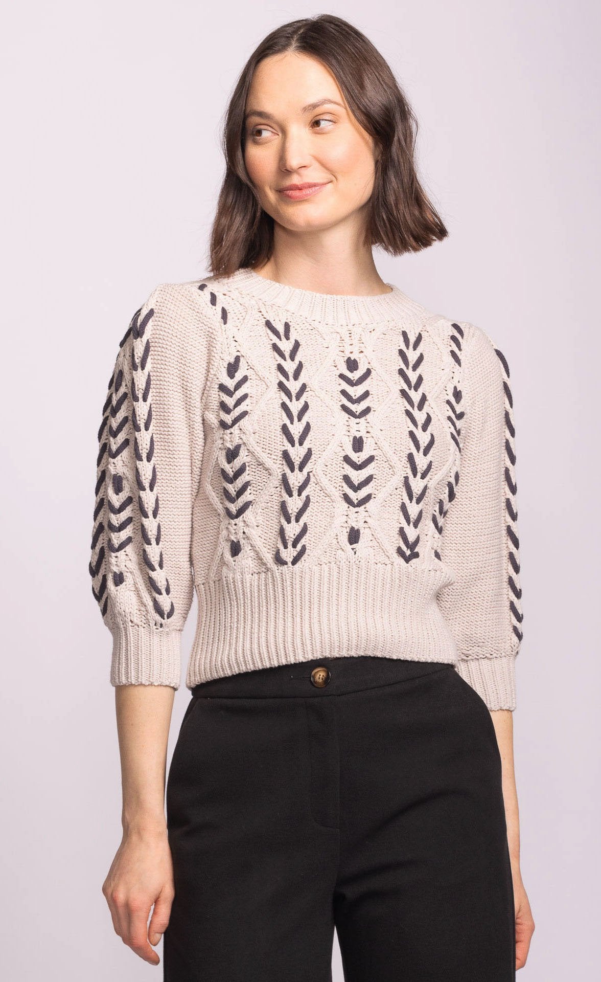 Terrace Sweater- Pink Martini