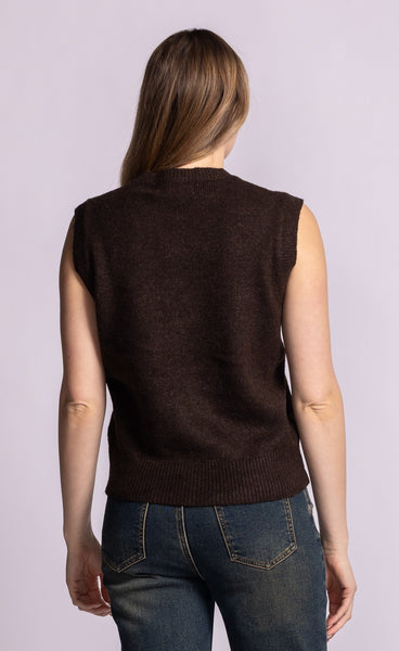Clarissa Sweater Vest-Pink Martini