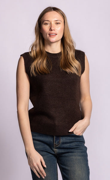Clarissa Sweater Vest-Pink Martini