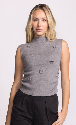 Rosslie Sleeveless Knit-Pink Martini