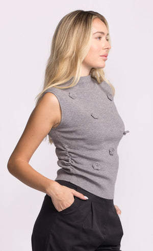 Rosslie Sleeveless Knit-Pink Martini