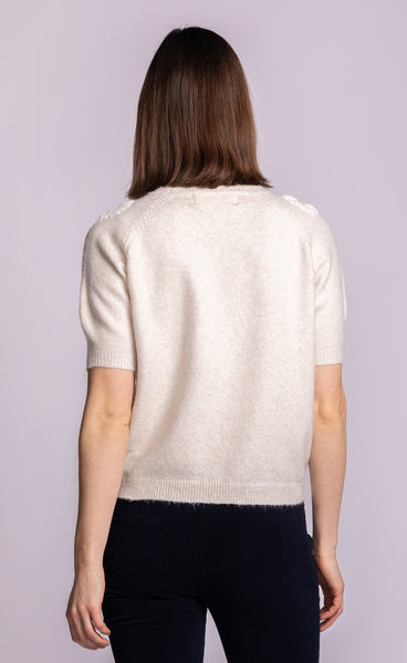 Daisy-Belle Sweater-Pink Martini