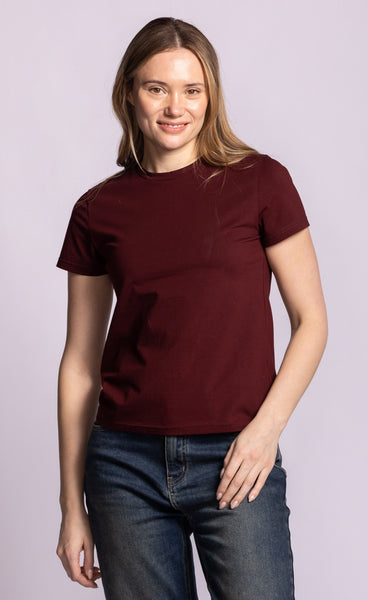 Georgia Top-Burgundy- Pink Martini - Uforia Muse 