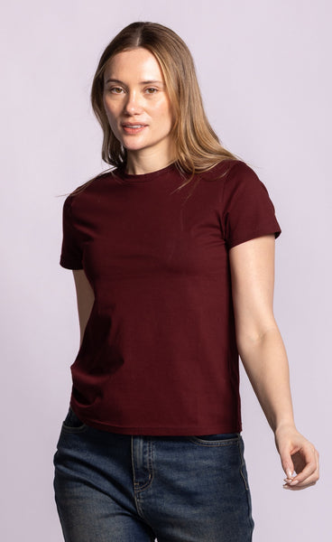 Georgia Top-Burgundy- Pink Martini - Uforia Muse 